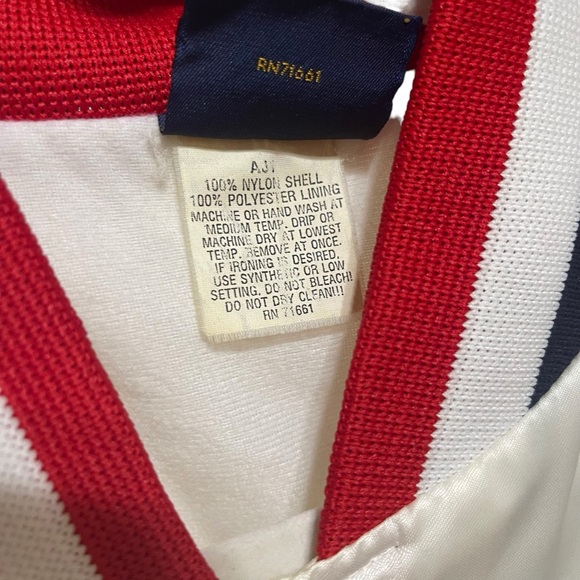 Vintage Hilton White Satin Bomber Jacket Florida Law Enforcement Games Men’s XL - Picture 5 of 15